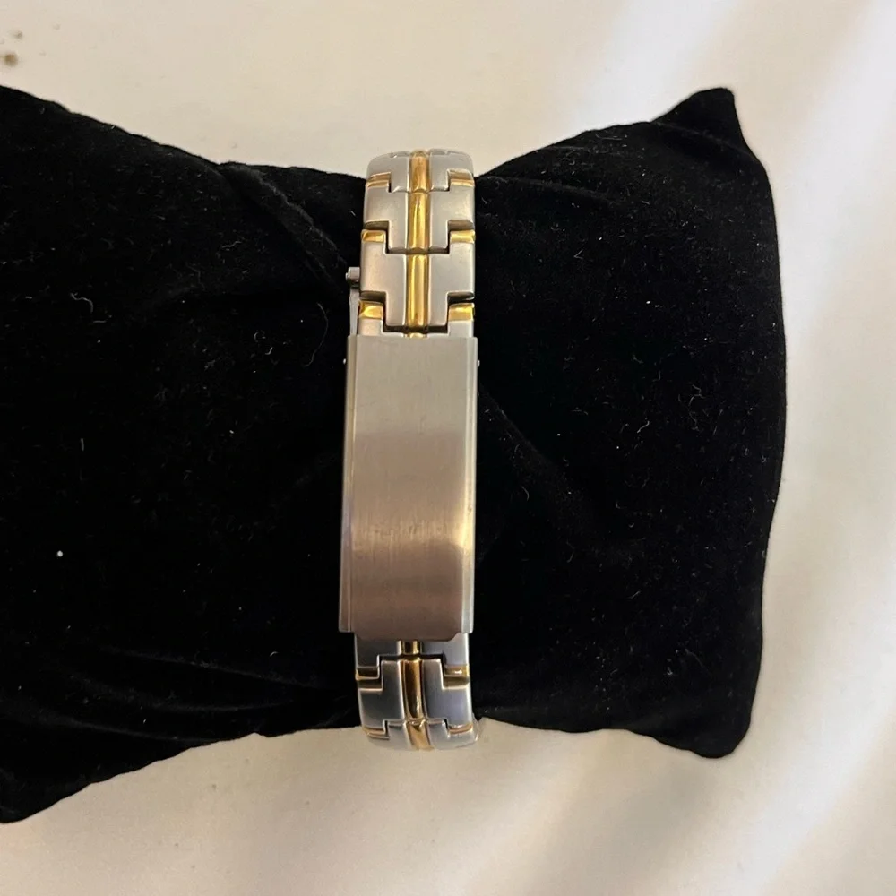 Vintage Vanity Fair Silver & Gold Toned Watch